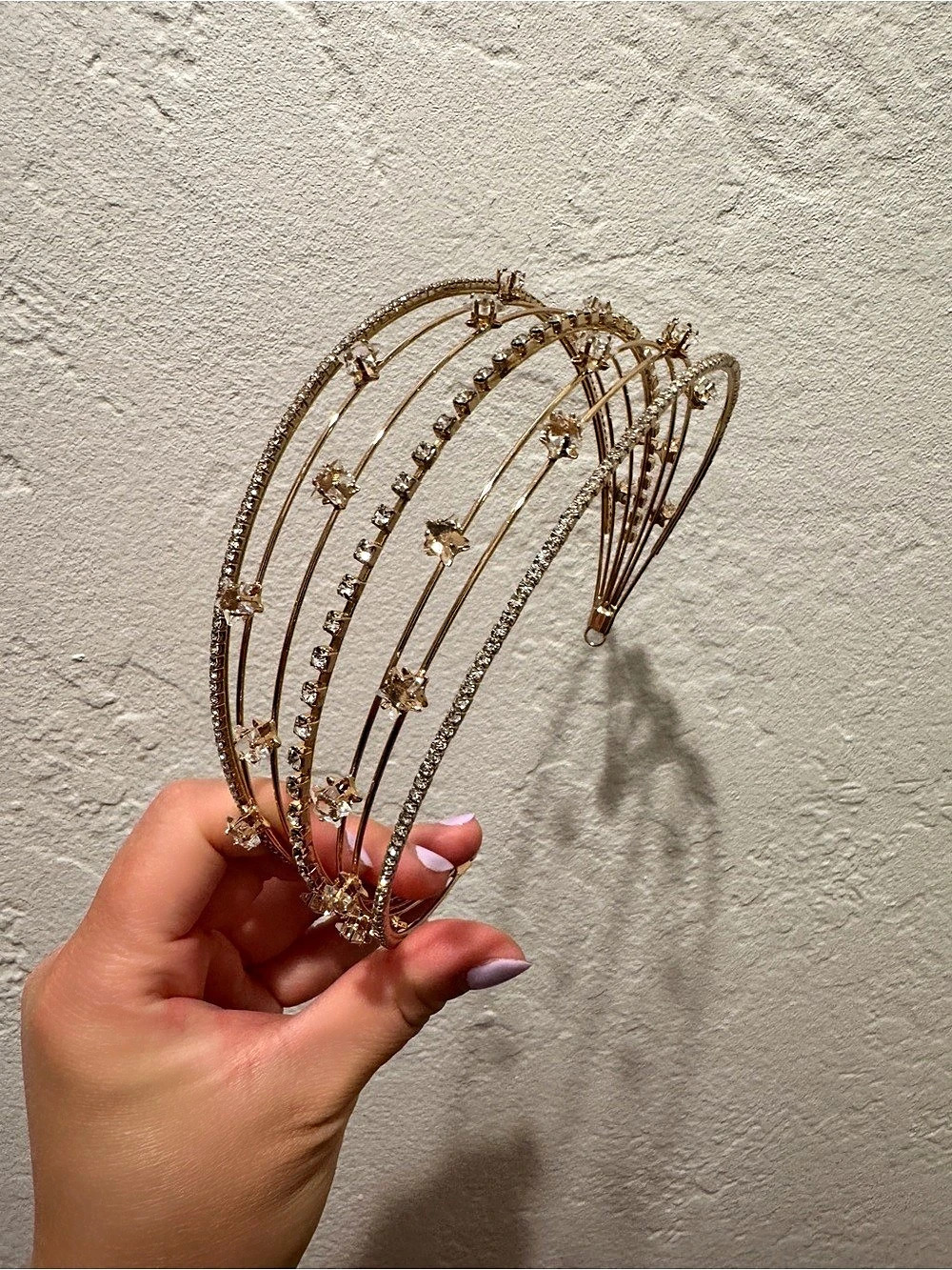 Embellished Gold Headband